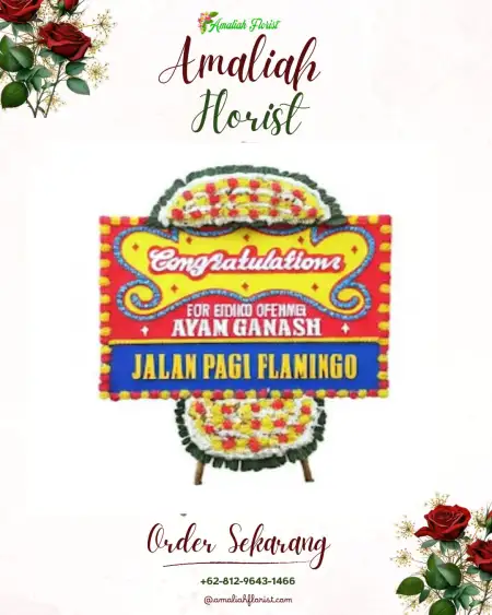 Sewa Papan Bunga Mengok